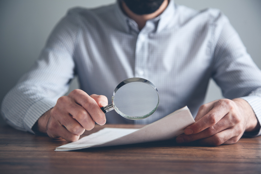Loupe sur document